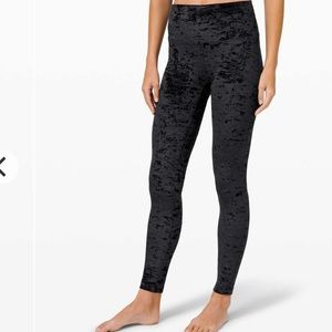 Lululemon Limited edition velvet leggings